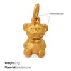 Pingentes Série de Animais 3D Transfronteiriços Europeus e Americanos, Charms de Urso Pérola Fofos e Adoráveis, Acessórios para Joias DIY
