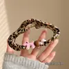 Pinza para el pelo con estampado de leopardo y diseño de nube hueca para mujer, estilo de alta gama, nuevo modelo Otoño e Invierno 2025, adecuada para cabello grueso, accesorio para el pelo tipo pinza de tiburón