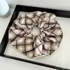 Goma para el Pelo de Tela a Cuadros Colorida Dulce Versátil Estilo Retro Universitario Accesorio para el Cabello Versión Coreana Goma para el Pelo Otoño Invierno