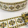 4.2-5.0cm bolsa de cinta de estilo minoría étnica con bordado jacquard vintage accesorios para ropa al por mayor