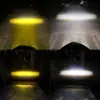 Super Brilhante Holofote LED para Motocicleta com Lente Grande Olho de Peixe, Design de Garra Dupla e Garra Tripla, Feixe Focado, Longo Alcance, Lâmpada de Iluminação Fácil de Instalar