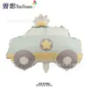Nuevo globo mate arcoíris coche de policía avión oso fiesta de cumpleaños decoración de fiesta diseño de escena