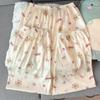 Pijama Nuevo Estilo 2025 para Mujer Primavera y Otoño Imitación Algodón Tela Zou Manga Larga Dibujos Animados Ropa Exterior Fina para el Hogar Traje