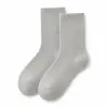Calcetines blancos de algodón puro, finos, transpirables, absorbentes de sudor, calcetines cortos, medianos y largos, calcetines de algodón de Xinjiang para hombre de verano anti-pilling