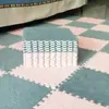 Alfombrillas de Suelo de Color Sólido Empalmadas al por Mayor, Alfombras Modernas Simples de Cobertura Total para Sala de Estar, Alfombrillas de Suelo Domésticas Antideslizantes de Fácil Cuidado Transfronterizas