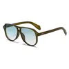 Clásico transfronterizo europeo y americano serie 57 unisex marco grande protección solar para conducir moda gafas de sol sencillas 5783