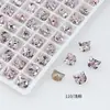 Dongzhou Cristal 6mm Gato Cabeça Pedras Strass para Unhas Animais Formato Usável Unha Zircônia Falsa DIY Brincos Pedra Solta Acessórios para Nail Art