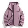 Jaqueta de Camada Única para Primavera e Outono Mais Vendida para Homens e Mulheres, Corta-vento, Impermeável, Respirável, Roupa Exterior Esportiva para Caminhada ao Ar Livre e Montanhismo