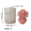Molde de Silicona para Vela Perfumada con Forma de Corazón de Tulipán, Molde para Adorno de Yeso con Forma de Cesta de Flores Realista 3D, Decoración del Hogar