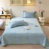 Funda de Cama Acolchada de Felpa de Algodón Coreano, Juego de Tres Piezas, un Lado de Felpa y un Lado de Algodón, Lavable a Alta Temperatura, Funda de Cama Cálida, Venta al por Mayor desde Tienda Física