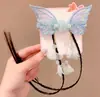 Pasador de Peluquería Antiguo Hanfu con Alas de Mariposa para Niña Accesorios para el Cabello con Borla Antigua Estilo Chino Lindo Pasador con Cinta
