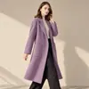Abrigo de Cachemira Huang Yuxiang Bata de Baño Abrigo Max Abrigo de Cachemira Bata de Baño Clásica para Mujer Versión Europea Chaqueta de Cachemira para Mujer