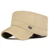 Comercio Exterior Cuatro Estaciones Nuevo Sello Trasero Ajustable Forro a Cuadros Gorra de Visera Plana para Exteriores Circunferencia de Cabeza Grande Gorra de Béisbol para Adultos Mayores