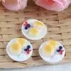 Mini Casa de Muñecas simulación desayuno comida miniatura plato pan tostado pan resina comida y modelo de juego adornos pequeños hechos a mano