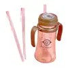 Accesorios para vasos de agua reutilizables: pajita, taza térmica, manguera para agua potable, silicona ecológica de grado alimenticio