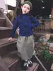 Camiseta de Manga Larga para Niña 2026 Otoño Nuevo Estilo Coreano Cuello Semi-Alto Camiseta Básica Estampada para Niñas, Amigable con la Piel y Transpirable Manga Larga