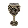 Nueva Taza de Calavera Fantasma con Armadura de Caballero Taza de Agua Resina Acero Inoxidable Taza Decorativa con Expresión