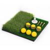 Suministro directo de fábrica de mini almohadillas para césped doble de golf para interiores, juego de almohadillas de entrenamiento para caña de cortar columpios