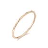 Anel Feminino Elegante Losango de 1mm, Anel Fino Versátil de Alta Qualidade, Anel de Junta Empilhável Transfronteiriço Europeu e Americano, Joia de Mão