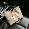 Comércio Exterior Transfronteiriço Grande Capacidade Casual 2026 Outono Inverno Novo Tecido Tendência Fashion Retrô Trabalho Deslocamento Bolsa Tote de Ombro