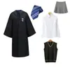 Túnica de Academia Harry Potter Disfraz Cosplay Túnica Mágica Ropa para Adultos y Niños Disfraz de Halloween