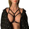 Wish fashion Ropa interior de tirantes Hollow Street sin costuras con cuello halter elástico Sujetador europeo y americano Disfraz de club nocturno para mujer