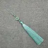 Recordando Xiangfei 12B-7 Hebilla Ping An Borla Antigua Colgante Oreja diy Hecho a Mano Cintura Hanfu Joyería Clásica Cheongsam