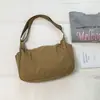 Bolsa de Lona de Gran Capacidad Estilo Coreano Ins2026 Nueva de Gran Capacidad Ligera para Estudiante Universitario Clase Bolsa Cruzada para Viajes
