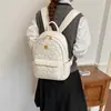 Mochila Pequeña Estilo Chanel con Bordado de Corazón Elegante de Nicho para Mujer 2026 Nueva Tendencia Moda Textura de Alta Calidad Bolsa Escolar Pequeña