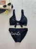 Bikini de lunares retro dividido de dos piezas Ins sexy para foto en la playa Cubretraje con realce de pecho Traje de baño sencillo para mujer
