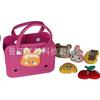 Nova Bolsa de Praia de EVA Bolsa com Furos de Nicho Francês com Alça de Ombro Bolsa de Braço DIY Joias Fofas Cor Opcional