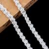 Corrente de Fita de Pérola e Diamante Renda Artesanal DIY Roupas Hanfu Cheongsam Acessórios de Cabelo Acessórios de Decoração