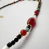 "Relaxante Califórnia" Colar de Pedras Coloridas com Contas de Dopamina Pedra Natural Corrente de Clavícula de Alta Qualidade Colar de Primavera e Verão