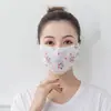 Protección solar de verano Protección UV Parasol Mascarilla estilo coreano Transpirable Lavable A prueba de polvo Parasol Mascarilla de gasa ajustable