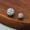 Plata de Ley S925 Cuentas Superiores de Bestia Devoradora de Oro Separadas por Cuentas Mono Vajra Cabeza de Mono Pulsera Cadena Larga Juguete DIY de Mano Accesorios