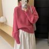 Suéter de cuello alto de diseño estilo holgazán para mujer 2023 otoño e invierno Nuevo estilo coreano suelto suave glutinoso jersey top