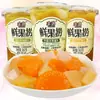 Taza de fruta fresca Fengdao durazno amarillo surtido jarabe de naranja enlatada 567g * 12/caja 227g * 24 tazas/caja