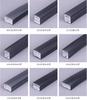 Cubierta de Luz Lineal de Silicona Negra Placa Canaleta para Lámpara Flexible Empotrable Tira de Luz Suave Interior Tira de Luz LED Luz Lineal