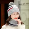 Nuevo Sombrero de Felpa con Orejas de Cuerno de Cordero para Protección Auditiva para Mujer Invierno Cálido Adelgazante Facial Sombrero de Lana de Piel Sintética de Visón Lindo Dulce