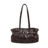 Bolso Tote de Gran Capacidad Estilo Retro para Mujer 2026 Nuevo Estilo Moda Versátil Bolso de Hombro Transfronterizo de Moda Bolso Cruzado