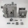Base de máquina de tampografía para cárter de aceite, hebilla, soporte de cabeza de goma, pasador de resorte, accesorios, soporte de cabezal de impresión, pieza de bloqueo, tornillo de bloqueo, resorte