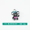 Al por mayor Versión Coreana Creativo Colgante Único Aleación con Goteo de Aceite Collar Patrón de Dibujos Animados Anime Pulsera Collar Joyería Accesorios DIY