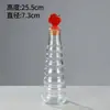 Botella de Vidrio con Tapón de Corcho Transparente Botella de los Deseos Creativa Botella Cielo Estrellado Arcoíris Botella de la Suerte de Deriva Botella para Bebidas Lista para la Venta