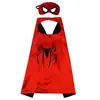 Capa congelada de superhéroe para Halloween capa de héroe de dibujos animados para niña en stock capa nueva de doble capa