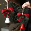 Decoraciones navideñas, accesorios para árbol de Navidad, campanas tridimensionales, decoraciones colgantes, decoraciones sencillas, decoraciones colgantes, arreglo de escena