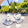 Serie de Peluches Muñeca de 4 pulgadas Colgante de Peluche Muñeca Llavero Amuleto para Bolso Accesorios para Pareja