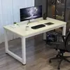 Escritorio de oficina, escritorio rectangular para estudiantes de uso doméstico, escritorio de estudio simple, mesa de dormitorio, escritorio de computadora simple