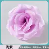 Flores artificiales de tono morado, abanico de novia, linterna de festival, pasador DIY, birrete de graduación, kit de materiales para tocado