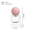 Botella de Perfume de Vidrio Transparente Portátil de 18 ml de Capacidad Pequeña, Lista para Usar, Botella de Perfume Transfronteriza con Impuestos Incluidos