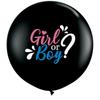 Especial transfronteiriço para 36 polegadas positivo redondo sexo revelar balão Menino ou menina recém-nascido decoração de festa de aniversário